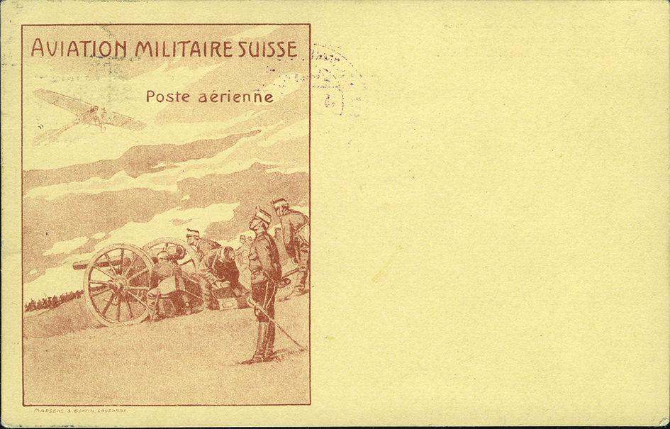 1913, Pionierflugpost Villeneuve-Ouchy-Lausanne