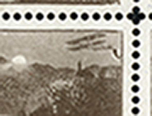 1926, Flugmeeting Leysin, Abarten-Originalbogen