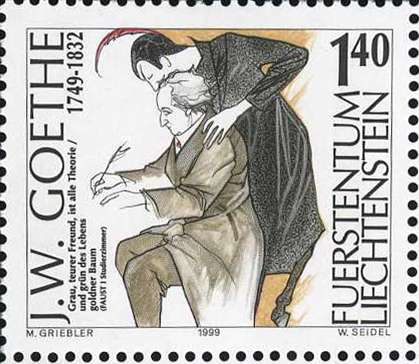 1999, 250. Geburtstag von J.W.Goethe