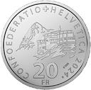 2024, 20 Fr. Gedenkmünze &quot;Schilthorn&quot;