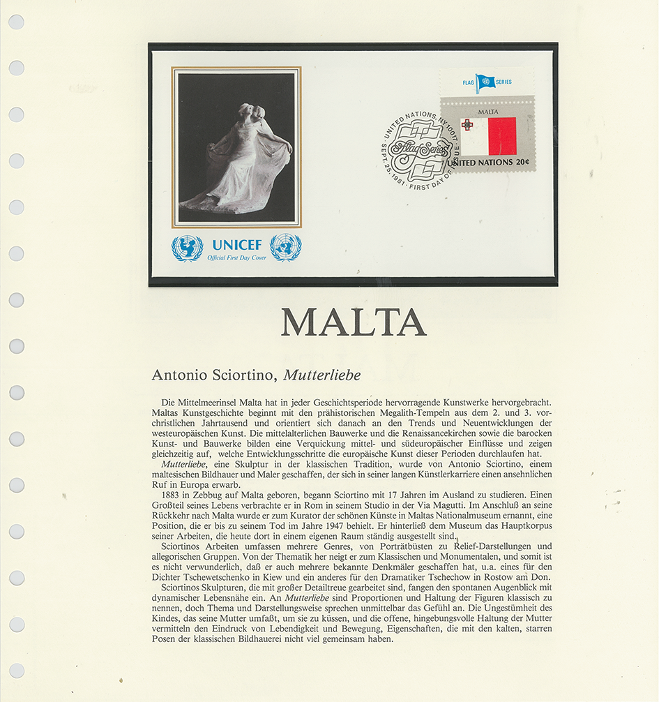1981-1987, UNICEF-Flaggen der Nationen-Sonderedition
