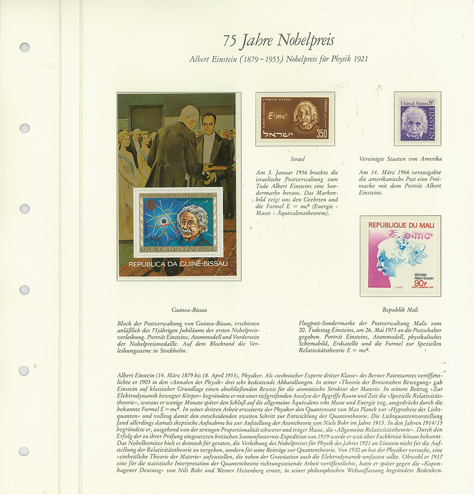 75 Jahre NOBELPREIS-Sonderedition