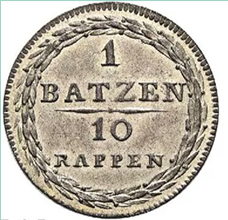 1813, 1 Batzen, Luzern