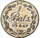 1819, 1 Batzen Waadt