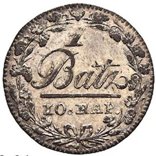 1805, 1 Batzen Waadt