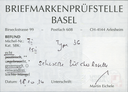 Type 36, schwarze Zürcher-Rosette, farbenfrisch