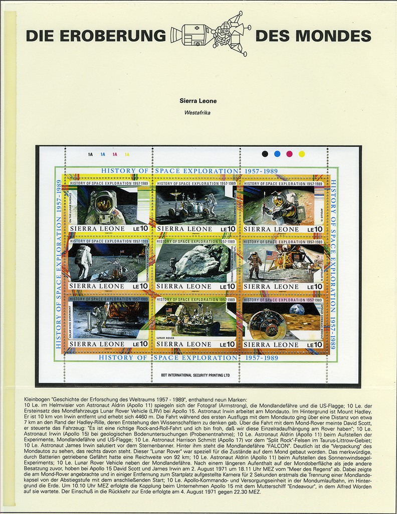 1942-1969, Eroberung der Mondes, Spezial-Dokumentation
