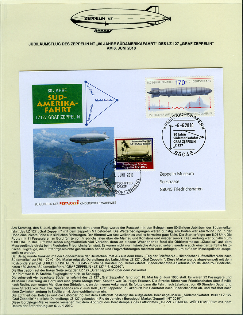 1938-2020, Zeppelin, Spezial-Dokumentation