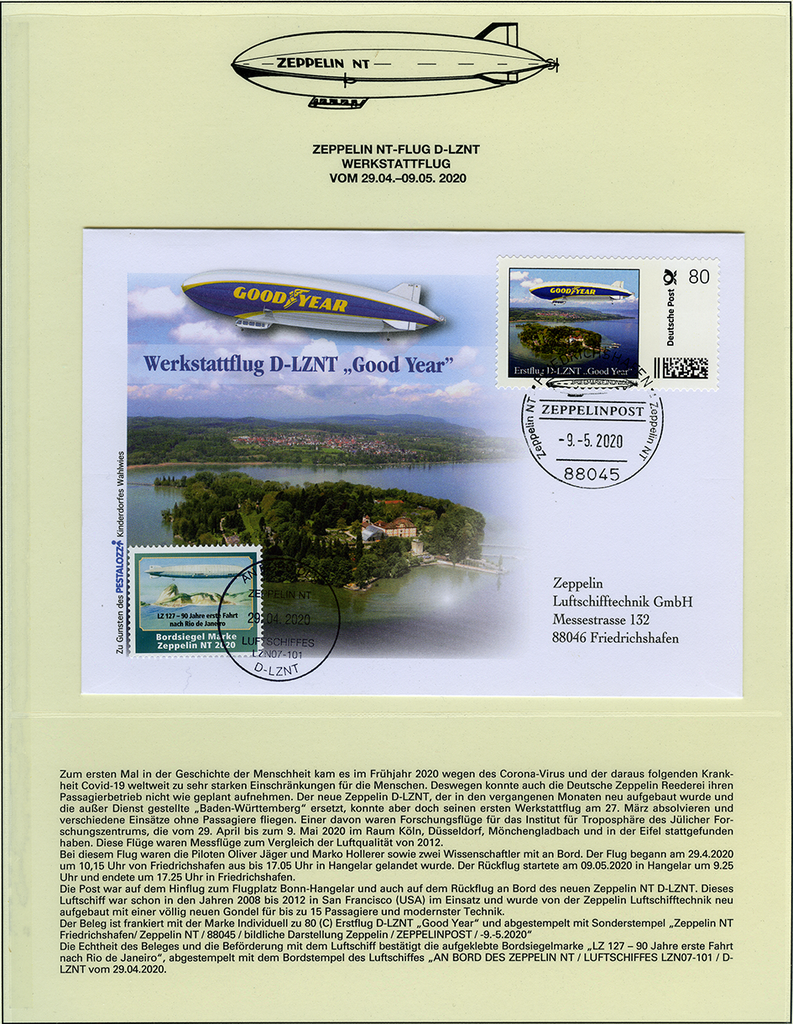 1938-2020, Zeppelin, Spezial-Dokumentation