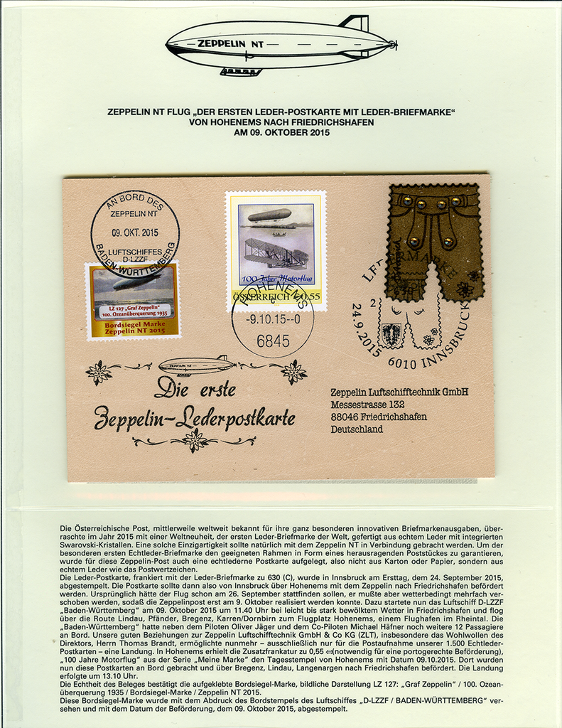 1938-2020, Zeppelin, Spezial-Dokumentation