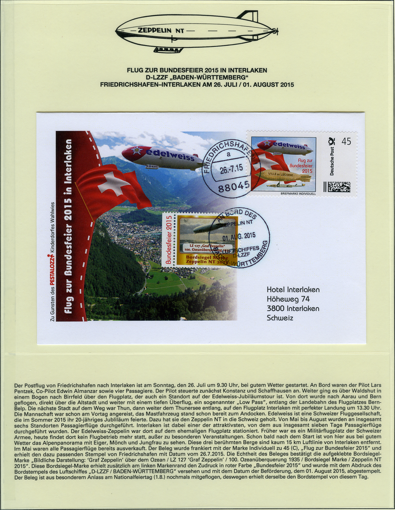 1938-2020, Zeppelin, Spezial-Dokumentation