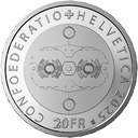 2024, 20 Fr. Gedenkmünze "Cern"