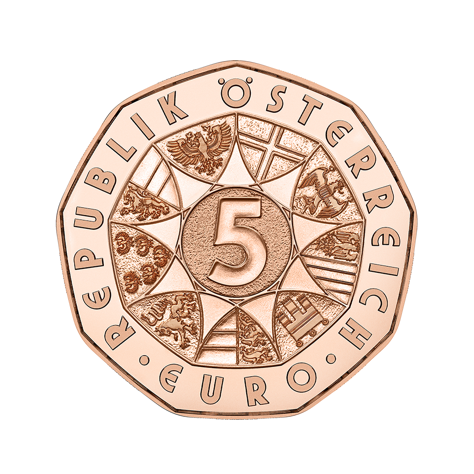 2025, 5 Euro Narzissen, Österreich