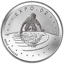 2002, 20 Fr. Gedenkmünze &quot;Expo.02&quot;