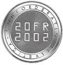 2002, 20 Fr. Gedenkmünze &quot;Expo.02&quot;