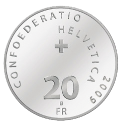 2009, 20 Fr. Gedenkmünze &quot;50 Jahre Verkehrshaus der Schweiz&quot;