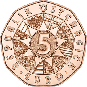2024, 5 Euro &quot;Ski-Weltmeisterschaft&quot;, Österreich