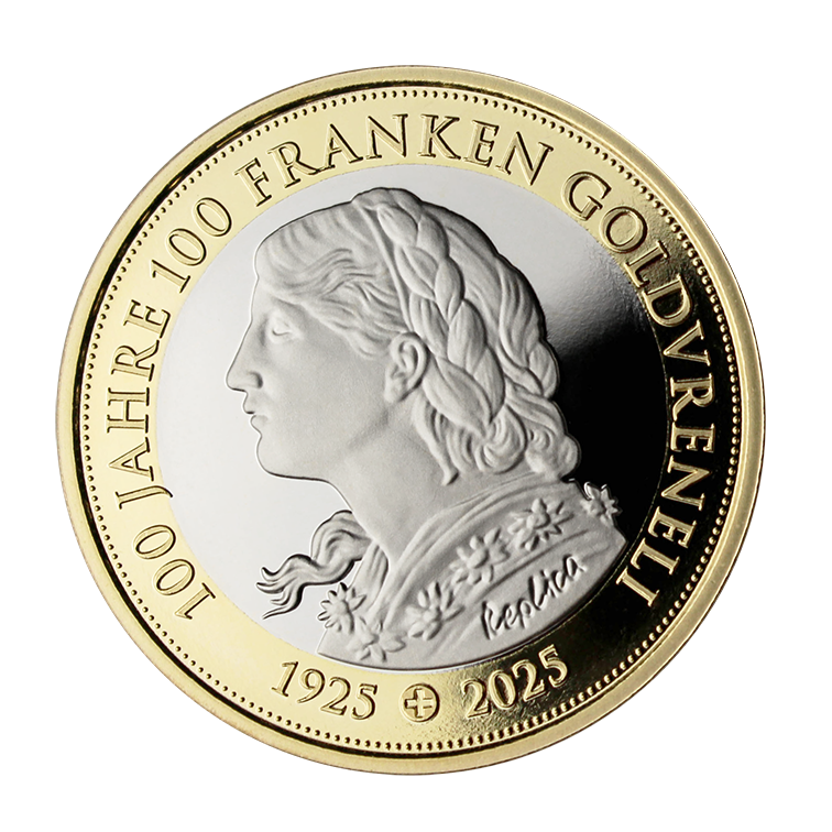 2025, 100 Jahre 100 Franken Goldvreneli