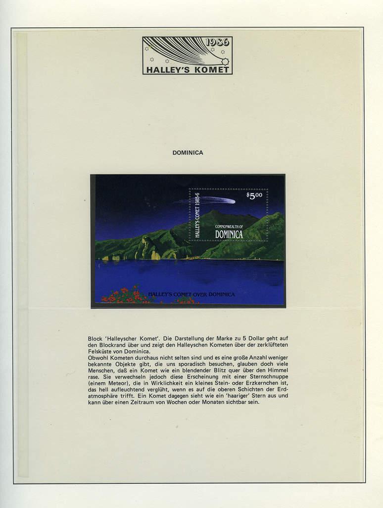 1985-1986, Wiederkehr des Halleyschen Kometen, Spezial-Dokumentation