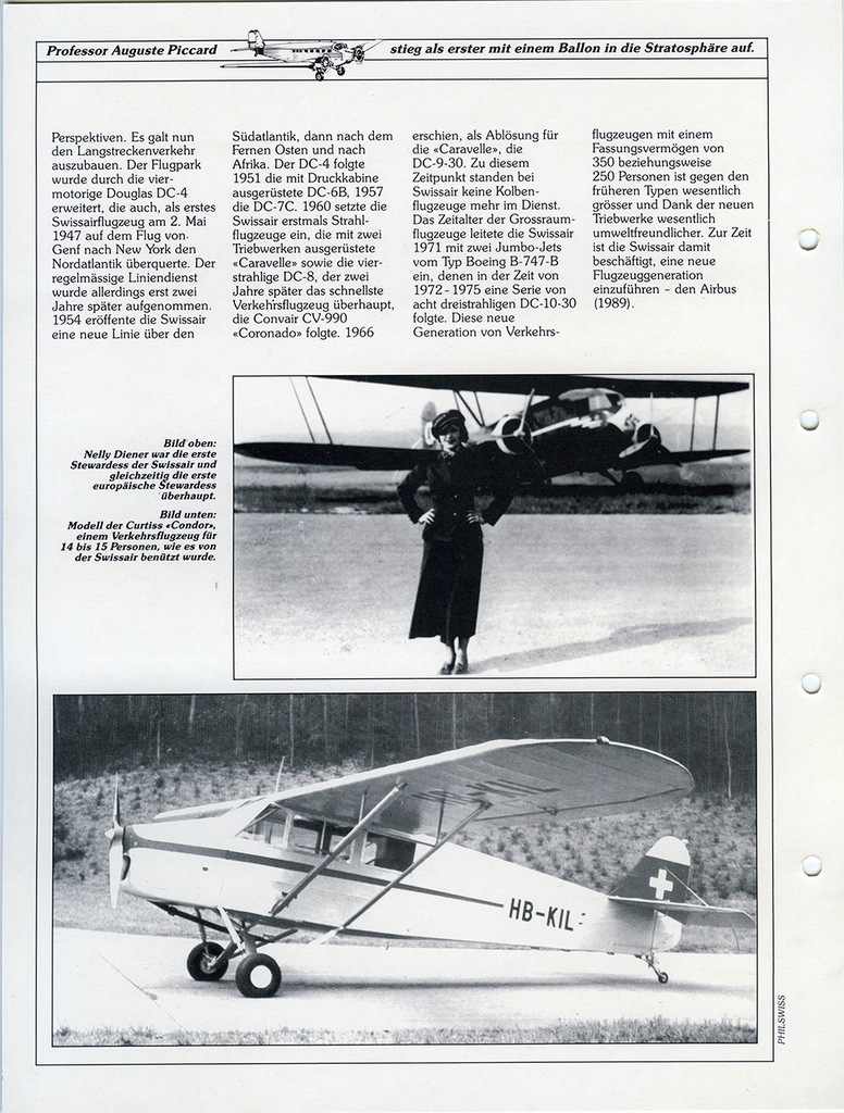 Die Geschichte der Luftfahrt-Spezial-Sammlung