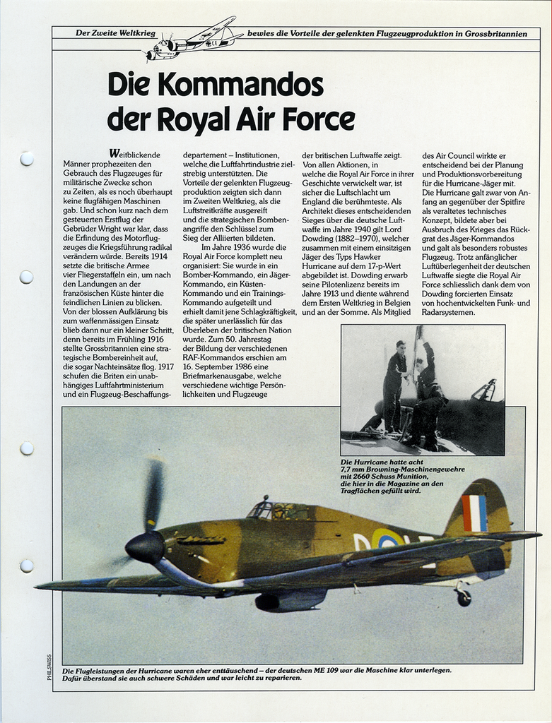 Die Geschichte der Luftfahrt-Spezial-Sammlung