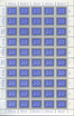30 Rp. blau-grau, &quot;Glorienschein unterhalb der Ziffer O&quot;