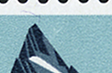 10. Rp. Finsteraahorn, &quot;Retouche im bläulichgrün rechts vom Bergspitze&quot; (Bg.A111, 7.M) und &quot;Punktgrosse Retouche am Fuss des kleinen Berges links&quot; (Bg.A111, 23.M)