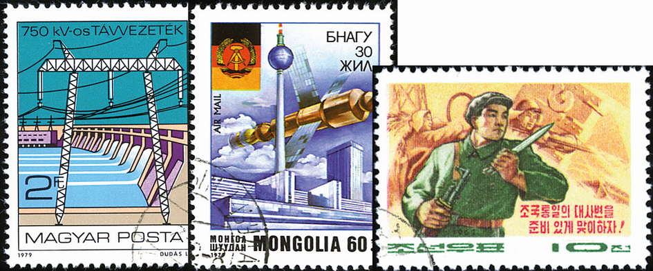 100 verschiedene Motiv-Briefmarken "Technik"