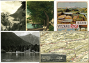Spezialkollektion mit 5 Postkarten, meist Schweiz.