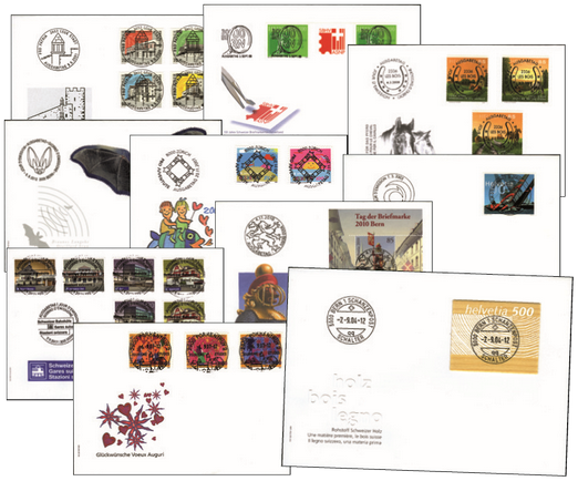 1959-2017, Kollektion Ersttag-Vollstempel