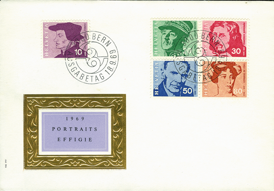 1969, Porträtmarken I