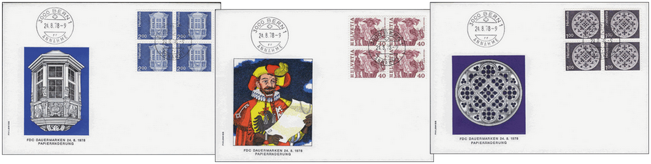 1978, Architektur und Kunsthandwerk, Papieränderung (ohne Fasern)