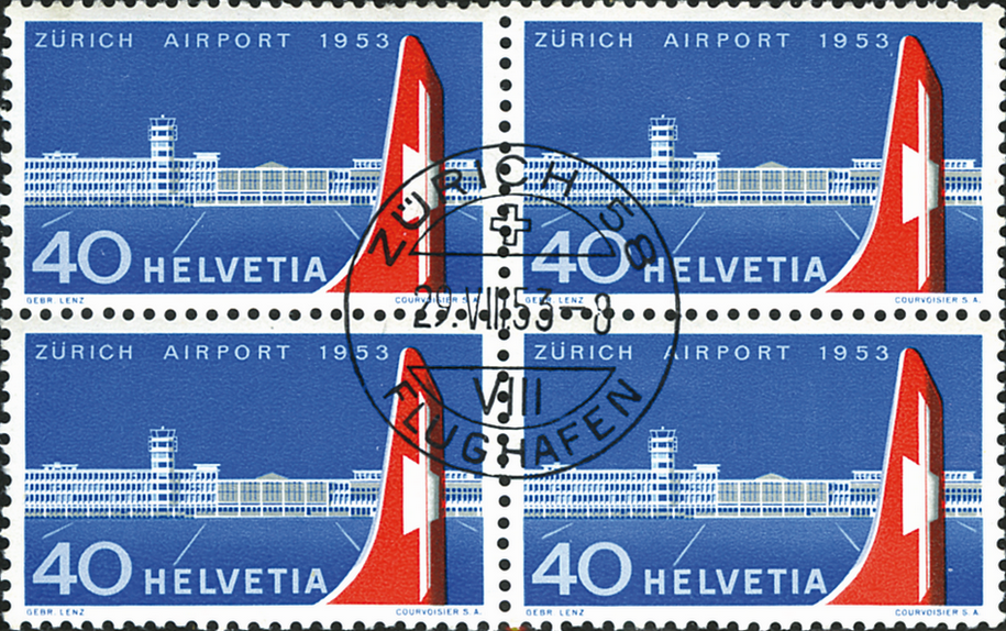 40 Rp. Flughafen Zürich, ET deutsch