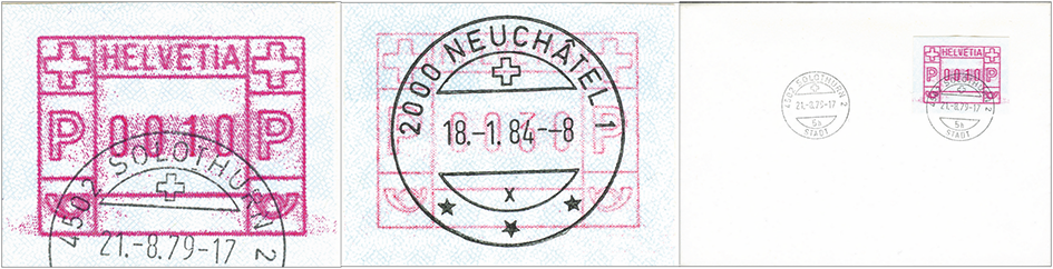 1981-1989, Type 6, &quot;Stark verschmierter Druck&quot;