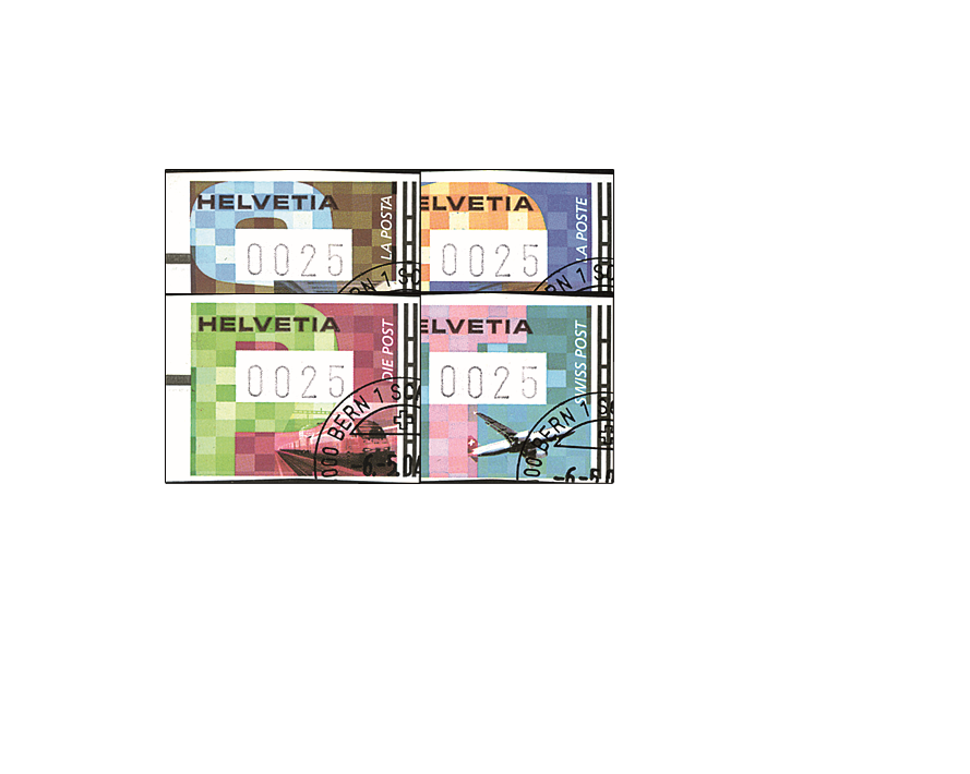 2004, Zeitgenössische Grafik Posttransportmittel, &quot;Falsche Schnittform&quot;