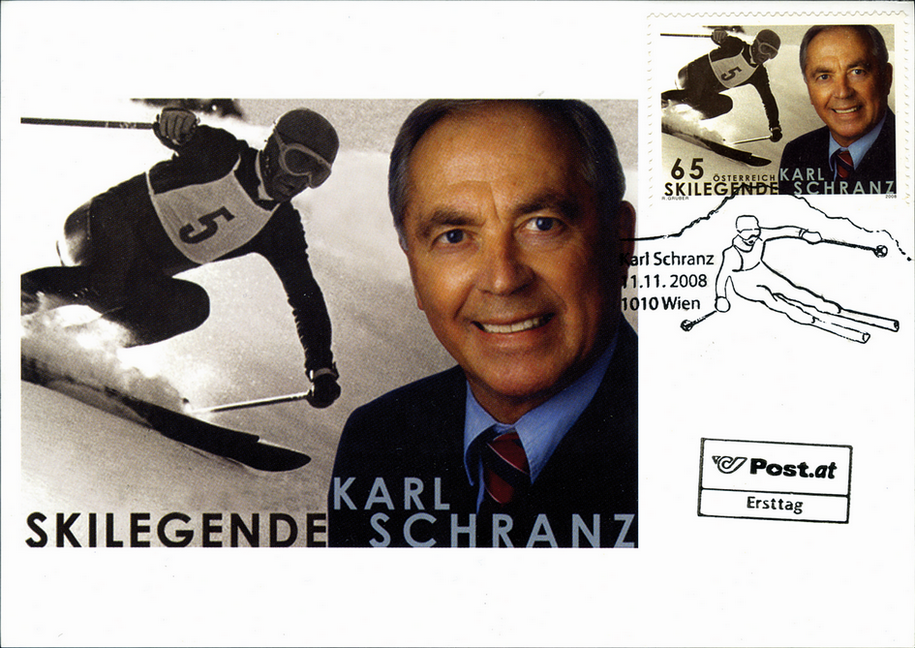 2008, Karl Schranz, Skilegende Österreich