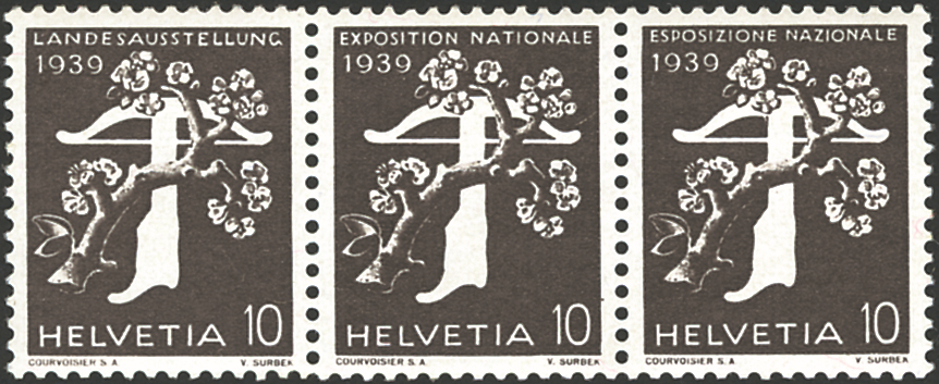 10+10+10 Rp. braungrau