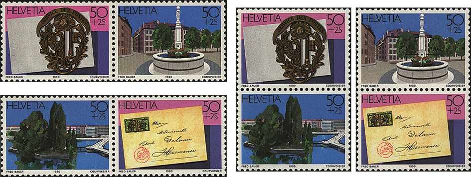 1990, Nationale Briefmarkenausstellung in Genf (HELVETIA GENEVE 90)