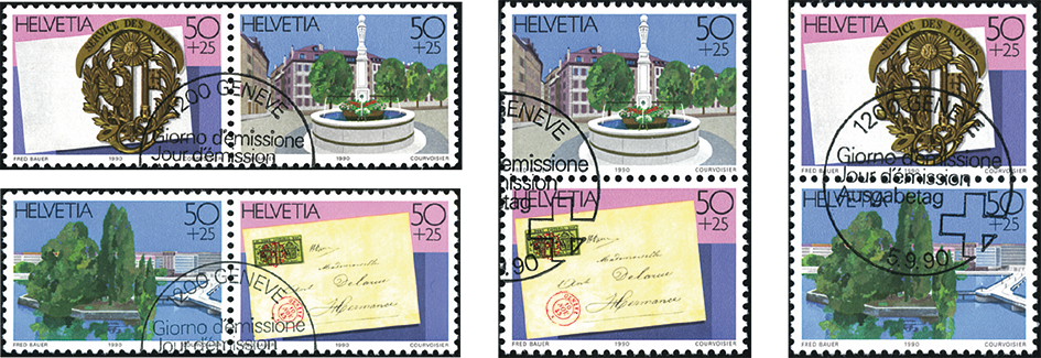 1990, Nationale Briefmarkenausstellung in Genf (HELVETIA GENEVE 90)