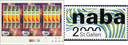 2000, Millennium Zusammendruck-Bogen "Naba 2000"