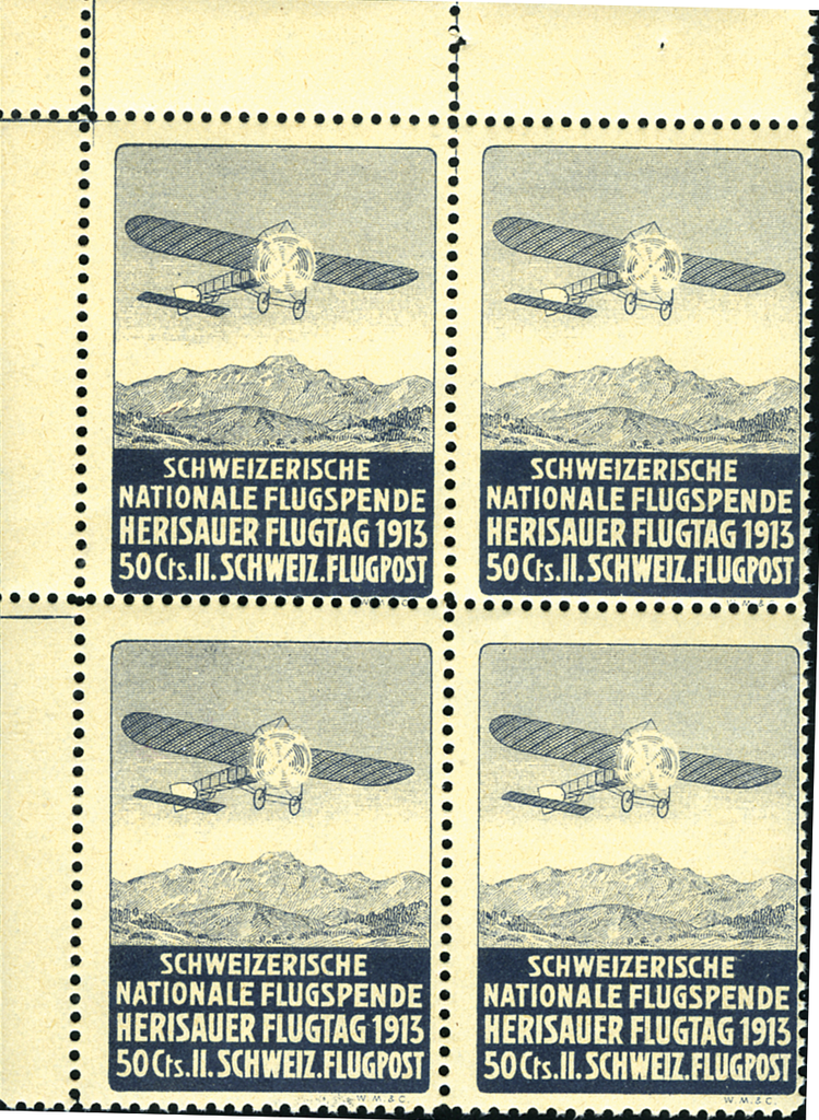 50 Rp. Herisau, 2. Auflage d'blau (heller)