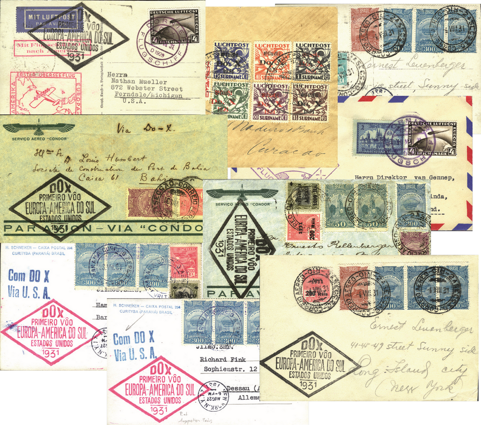 1931-1932, DOX Flüge international