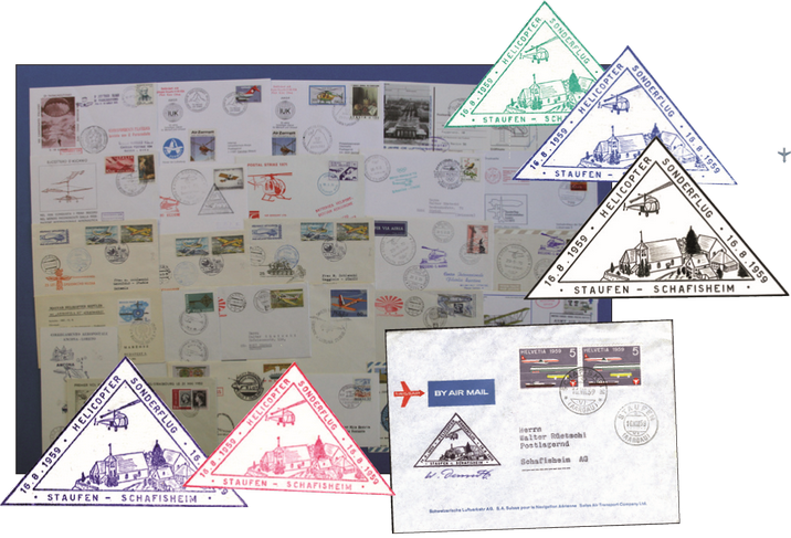 1952-1987, Helikopterpost, Spezial-Dokumentation