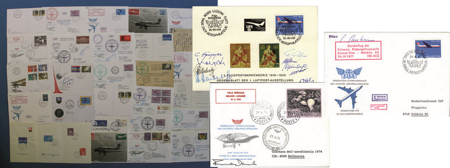 1960-1977, Spezialkollektion "Signaturen" der Piloten, Entwerfer und des Comitees