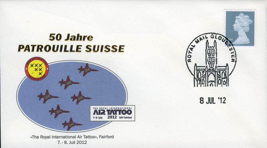 2012, Patrouille Suisse: Vorführung &quot;Royal International Air Tattoo&quot;