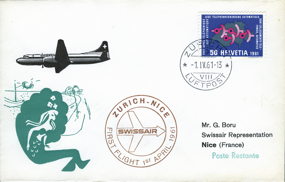 1961, Zürich - Nizza