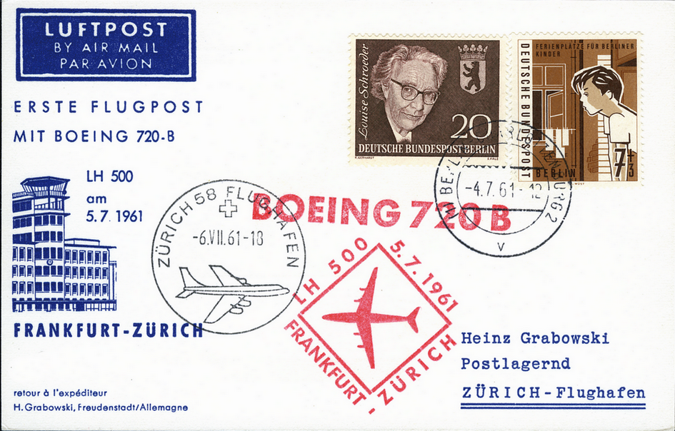 1961, Frankfurt - Zürich
