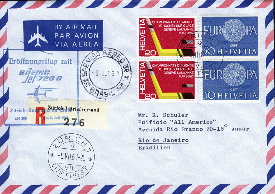 1961, Zürich - Rio de Janeiro