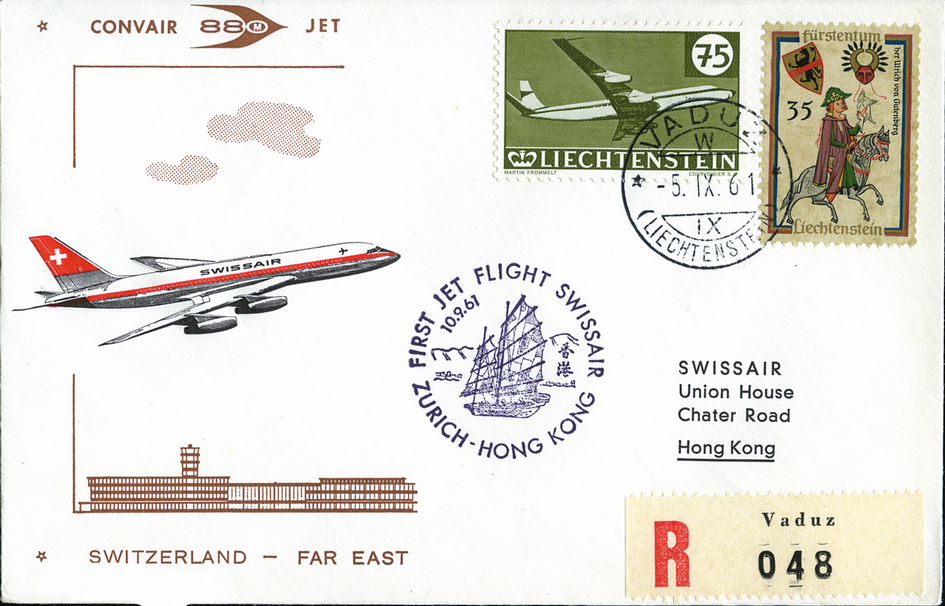 1961, Zürich - Hongkong