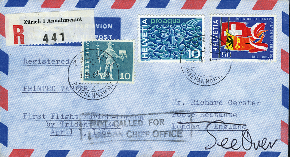 1964, Zürich - London